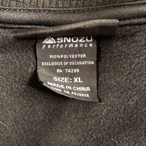 Men’s Snozu Performance Zip Up Sweater - Picture 2 of 3